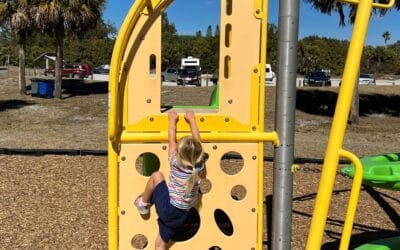 Lily on Playground