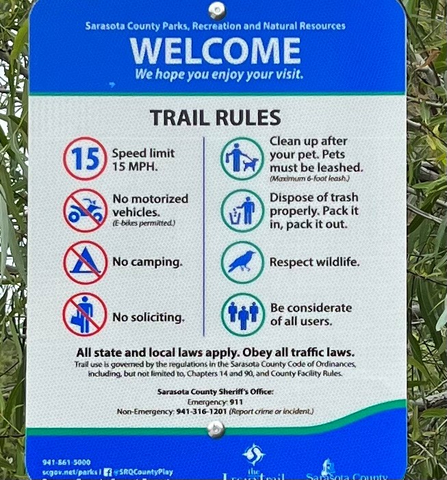 Rules of the Legacy Trail
