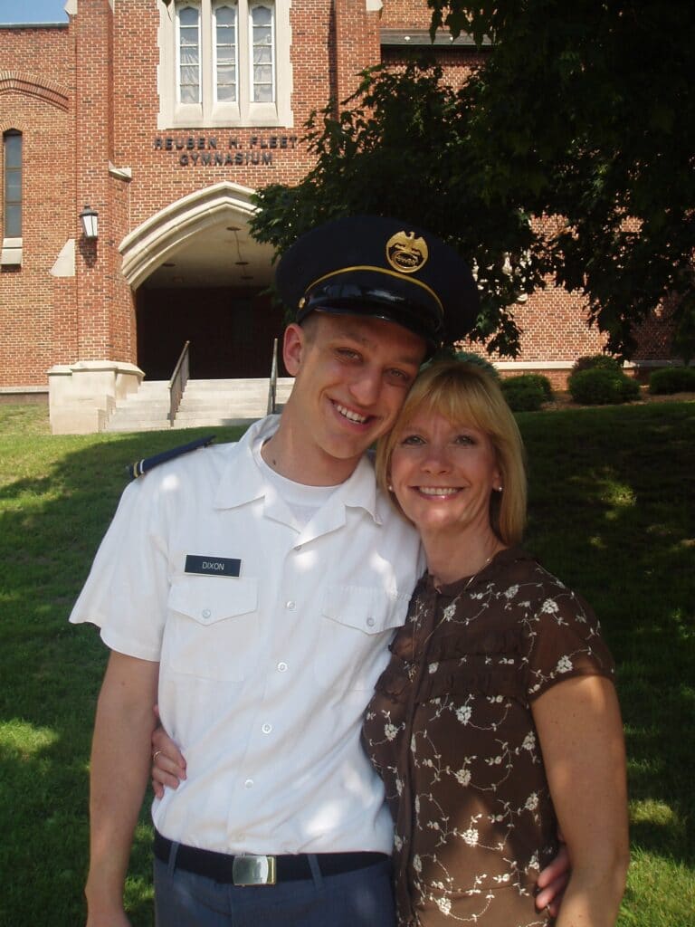 Michael and Debi at Culver Graduation