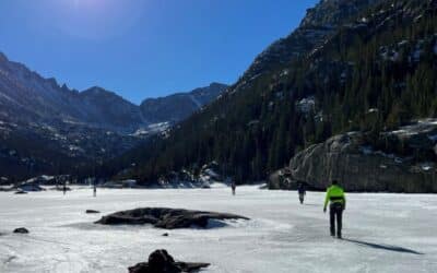 Frozen Lake Mills, Colorado National Park
