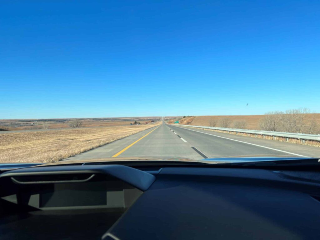Driving across Kansas