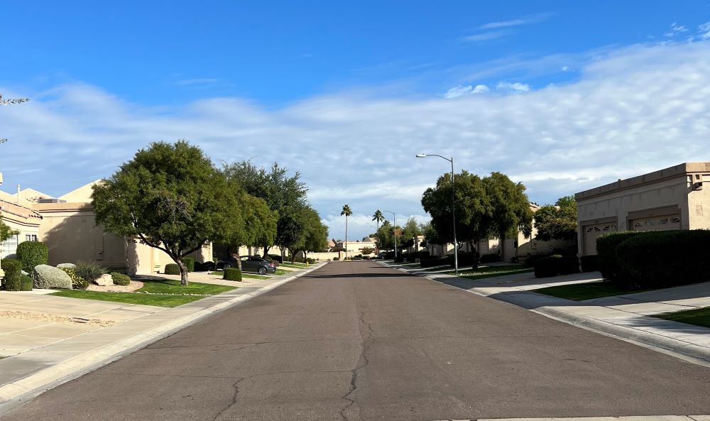 A street of Houses