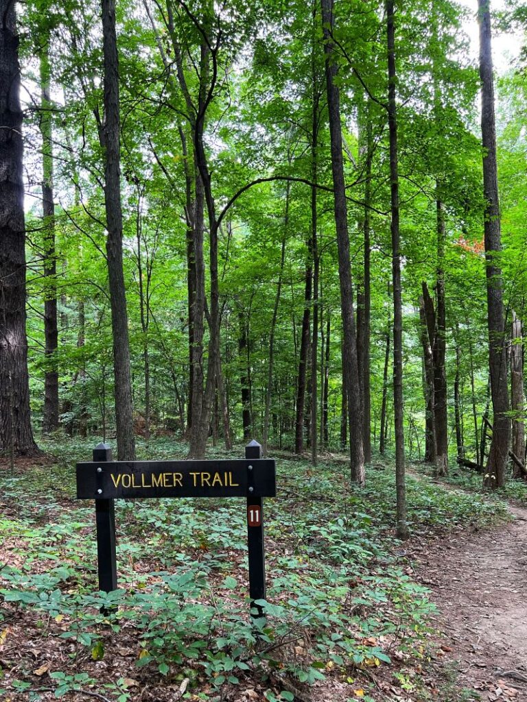 Sign for Trail #11, Brown County State Park